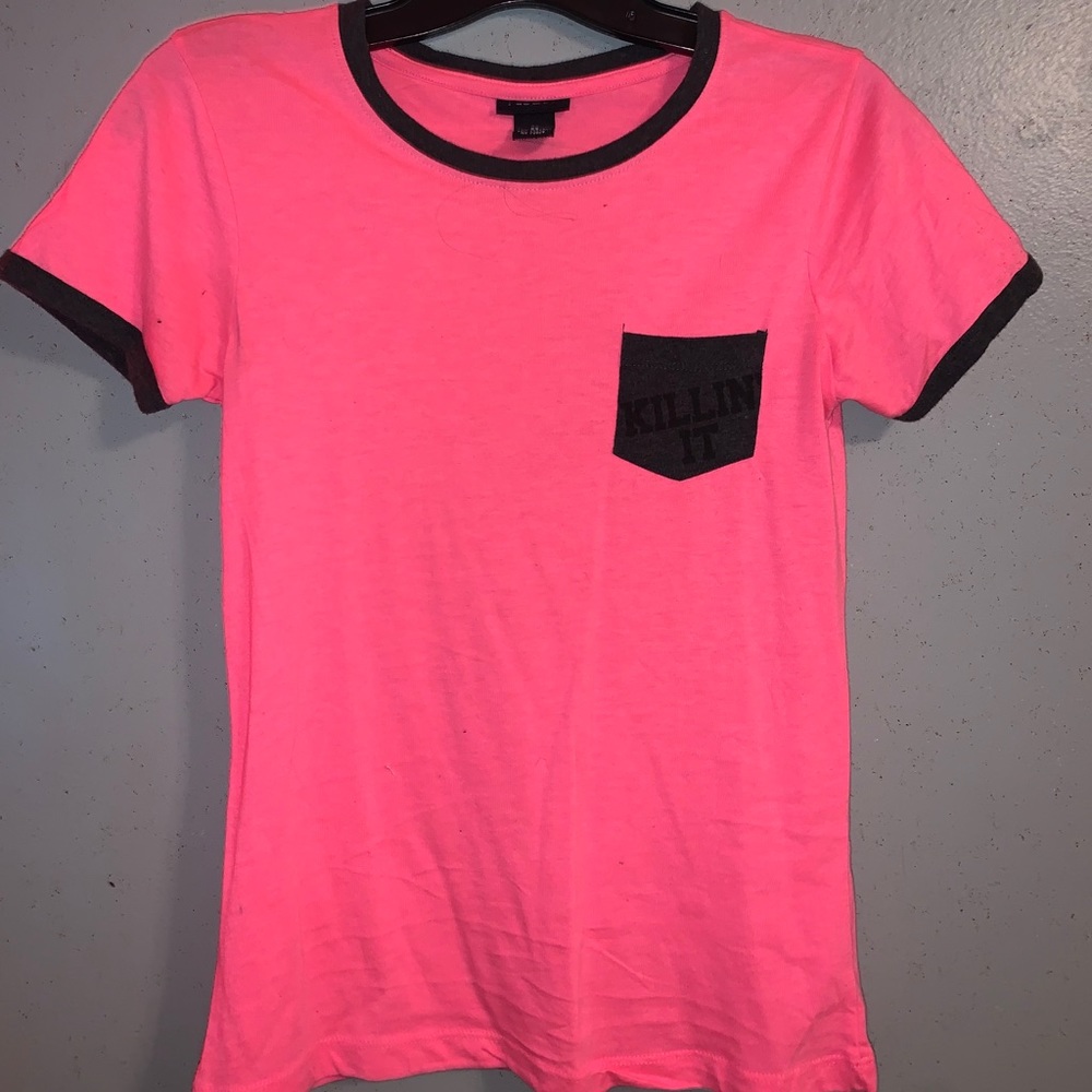 Rue 21 hot pink “Killin’it” t-shirt